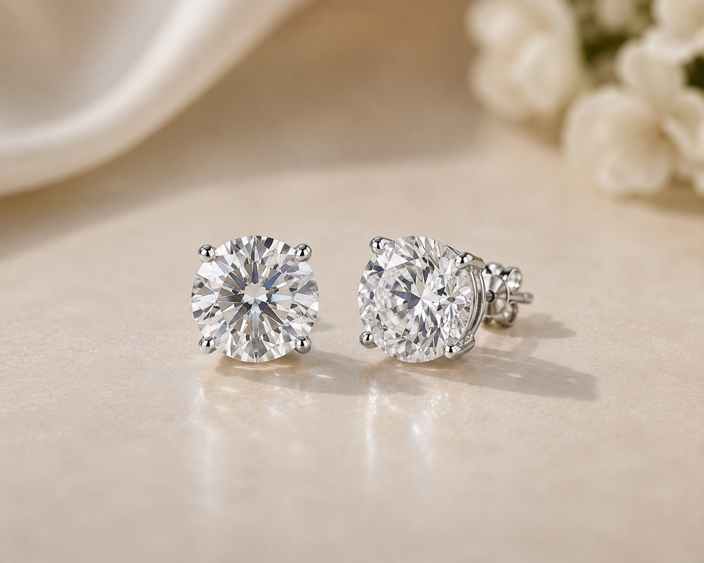 Diamond Stud Earrings