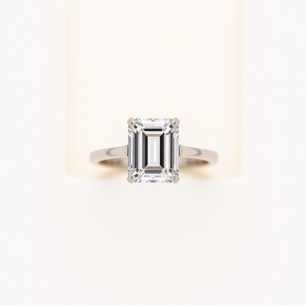 Emerald Cut engagement ring by Giuliana Diamonds